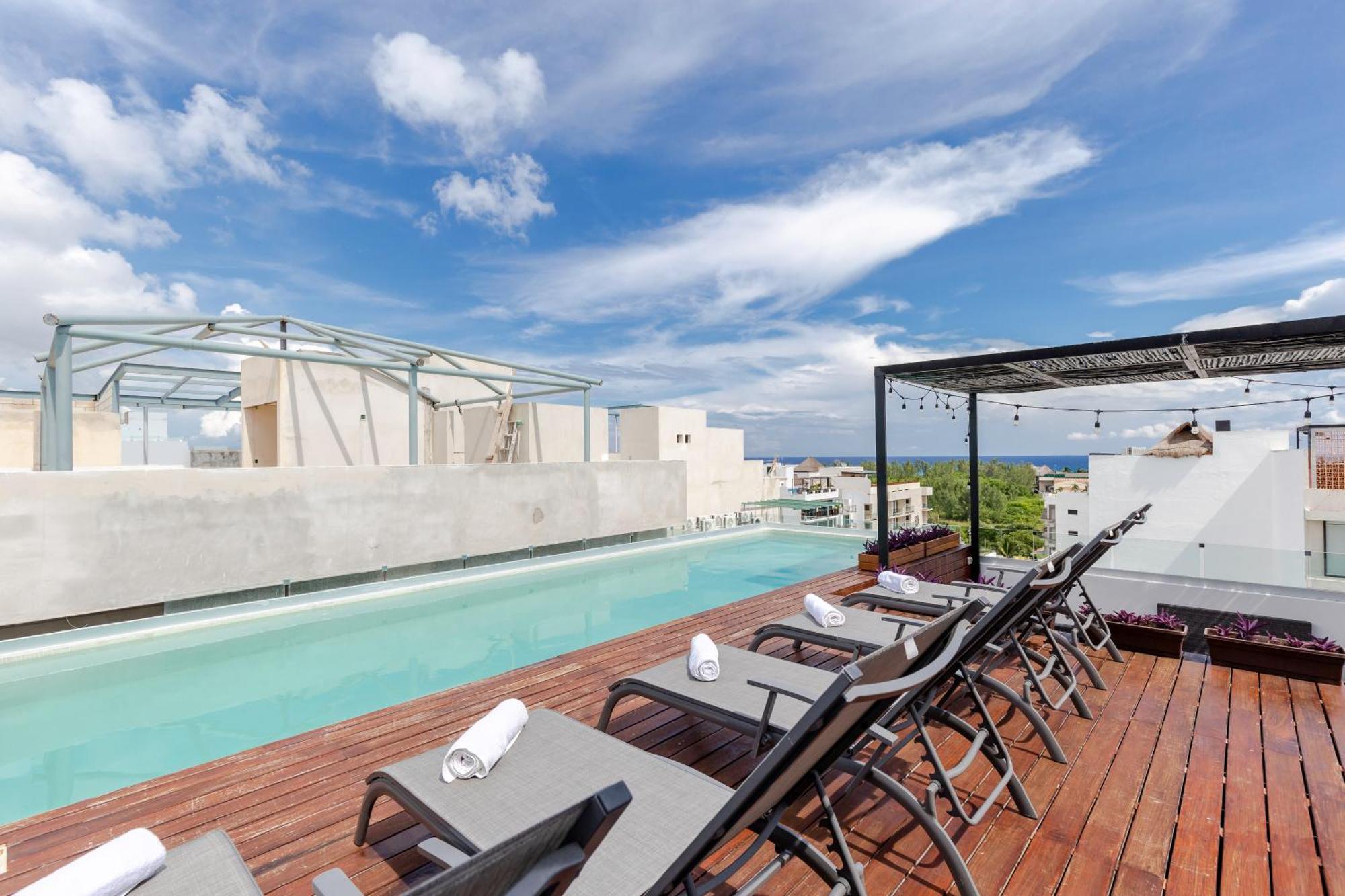 Stylish And Fancy Studio Next To 5Th Av Roof Pool Dk Playa del Carmen Exterior photo