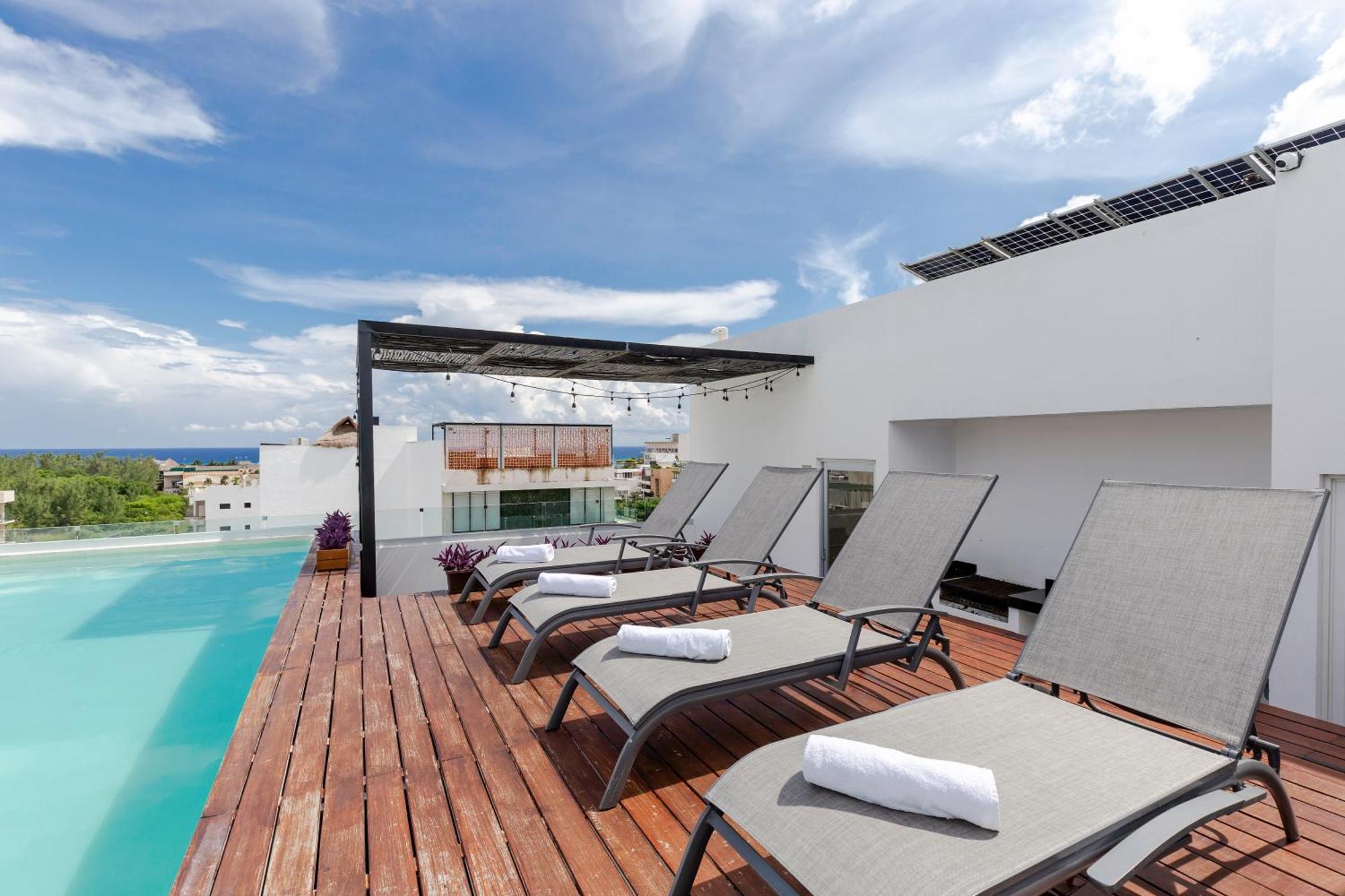 Stylish And Fancy Studio Next To 5Th Av Roof Pool Dk Playa del Carmen Exterior photo